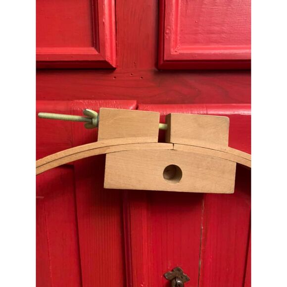 HUGE 22" Vintage Embroidery Hoop The Gibbs Manufacturing Co. Caton Ohio  EUC - Picture 2 of 6